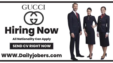 gucci job requirements|Gucci jobs vacancies.